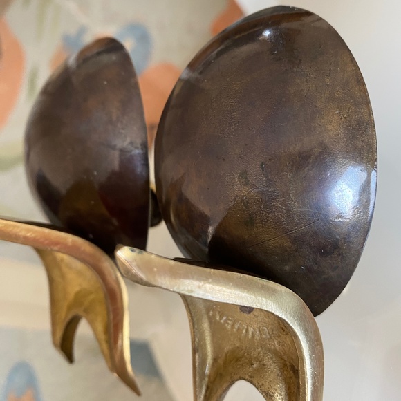 VTG I MCM I Oppenheim Israel I Art Deco Candle Holders - Picture 15 of 16